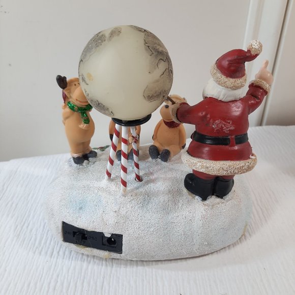 Nature's Mark Animated Santa's Reindeer Flight School DOES NOT WORK READ/BROKEN - Picture 6 of 14